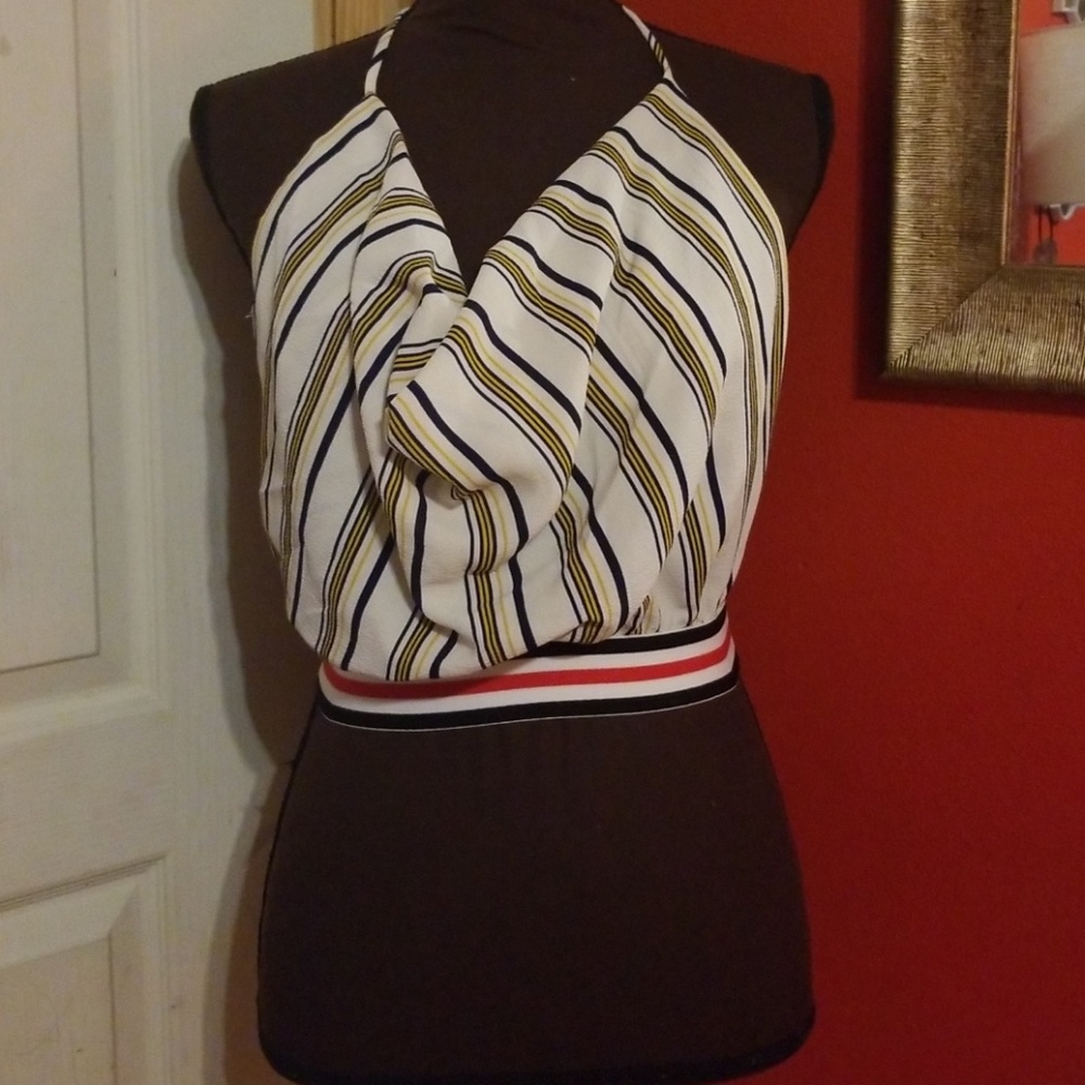 (2 for $10)Size M backless crop top